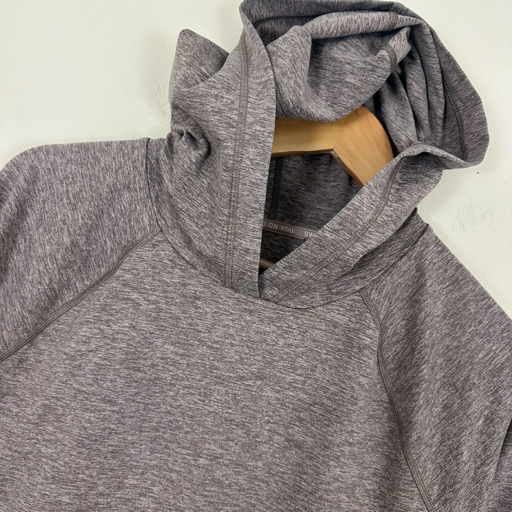 OFFLINE by Aerie Hoodie Heather Gray Raglan Sleeve Pullover Outdoor Women Medium